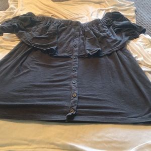 Off the Shoulder Teens Shirt